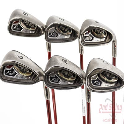 Ping K15 Iron Set 6-PW SW Ping TFC 149I Graphite Senior Right Handed Red dot 37.5in