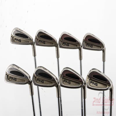 Ping S59 Iron Set 3-PW Stock Steel Shaft Steel Stiff Right Handed Black Dot 38.0in