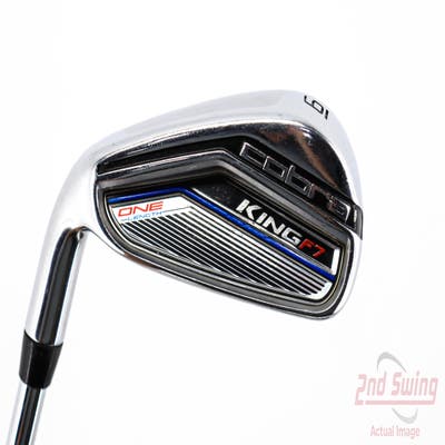 Cobra King F7 One Length Single Iron 6 Iron FST KBS Tour 90 Steel Regular Left Handed 36.75in