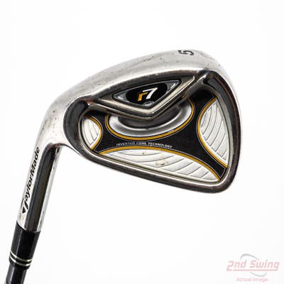 TaylorMade R7 Single Iron 5 Iron TM Reax 65 Graphite Regular Left Handed 38.75in