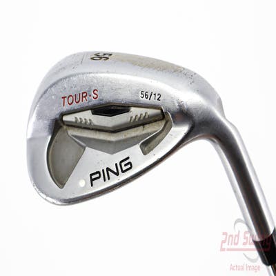 Ping Tour-S Chrome Wedge Sand SW 56° 12 Deg Bounce FST KBS Tour 120 Steel Stiff Right Handed White Dot 35.5in