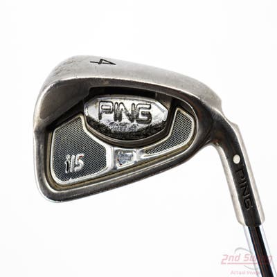 Ping i15 Single Iron 4 Iron Ping AWT Steel Stiff Right Handed White Dot 39.0in