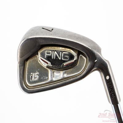 Ping i15 Single Iron 7 Iron Ping AWT Steel Stiff Right Handed White Dot 37.75in