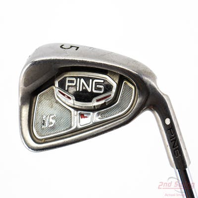 Ping i15 Single Iron 5 Iron Ping AWT Steel Stiff Right Handed White Dot 38.5in