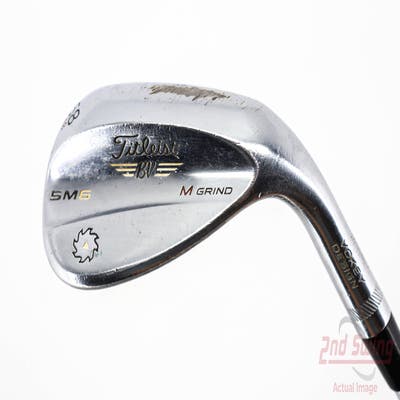 Titleist Vokey SM6 Tour Chrome Wedge Lob LW 58° 8 Deg Bounce M Grind SM6 BV Steel Wedge Flex Right Handed 35.0in