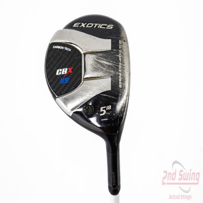 Tour Edge Exotics CBX 119 Fairway Wood 5 Wood 5W 18° Mitsubishi Rayon Fubuki Tour Graphite Regular Right Handed 41.0in