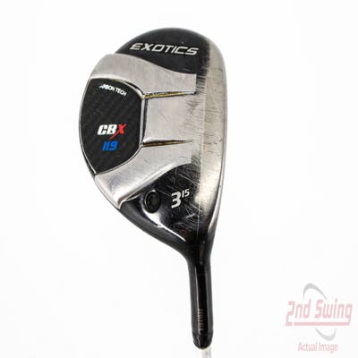 Tour Edge Exotics CBX 119 Fairway Wood 3 Wood 3W 15° Mitsubishi Rayon Fubuki Tour Graphite Regular Right Handed 43.75in