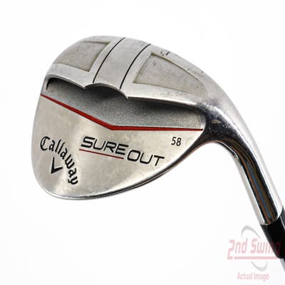 Callaway Sure Out Wedge Lob LW 58° Stock Steel Shaft Steel Wedge Flex Right Handed 35.0in