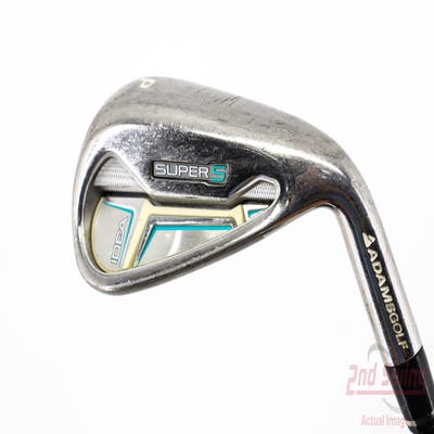 Adams Idea Super S Single Iron Pitching Wedge PW Stock Graphite Shaft Graphite Ladies Right Handed 34.75in