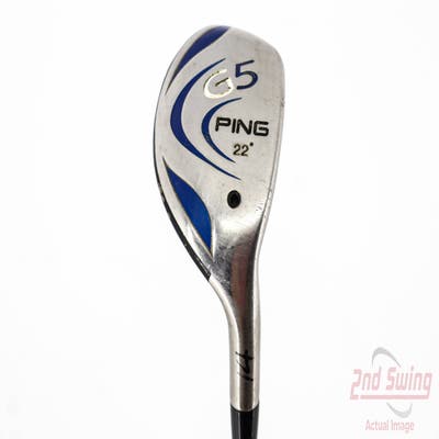 Ping G5 Hybrid 4 Hybrid 22° Ping TFC 100H Graphite Senior Right Handed 39.5in