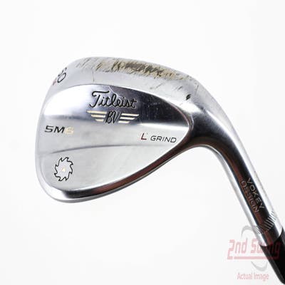 Titleist Vokey SM6 Tour Chrome Wedge Lob LW 60° 4 Deg Bounce L Grind SM6 BV Steel Wedge Flex Right Handed 35.25in