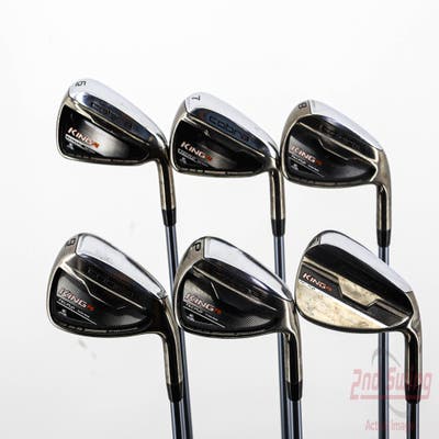 Cobra King F6 Iron Set 6-PW GW Matrix Ozik 65Q4 Red Tie Graphite Regular Right Handed 38.0in