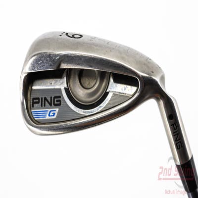 Ping 2016 G Single Iron 9 Iron Ping CFS Graphite Graphite Regular Right Handed Black Dot 36.5in