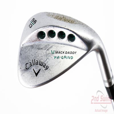 Callaway Mack Daddy PM Grind Wedge Sand SW 56° 13 Deg Bounce PM Grind FST KBS Tour-V Wedge Steel Wedge Flex Right Handed 35.25in