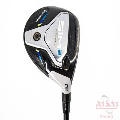 TaylorMade SIM2 Titanium Fairway Wood 3 Wood 3W 15° MCA Tensei AV Blue Raw 65 Graphite Stiff Right Handed 43.5in