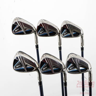 TaylorMade SIM MAX Iron Set 5-PW Fujikura Ventus Blue 5 Graphite Senior Right Handed 38.5in