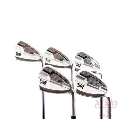 PXG 0211 DC Iron Set 6-PW UST Recoil Dart HB 75 IP Blue Graphite Stiff Right Handed 38.25in