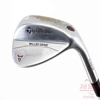 TaylorMade Milled Grind Satin Chrome Wedge Lob LW 60° 10 Deg Bounce SB True Temper Dynamic Gold Steel Wedge Flex Right Handed 35.0in