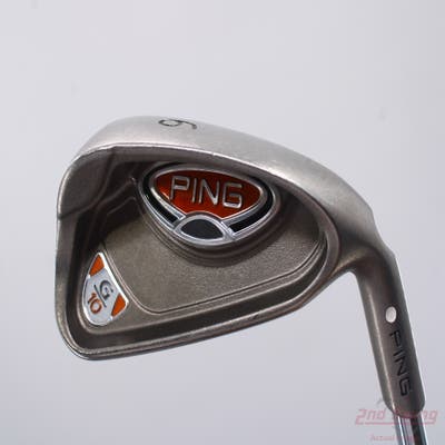 Ping G10 Single Iron 6 Iron Ping AWT Steel Stiff Right Handed White Dot 37.5in