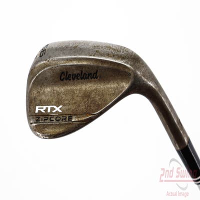 Cleveland RTX ZipCore Raw Wedge Sand SW 56° 10 Deg Bounce Mid FST KBS Tour-V 130 Steel X-Stiff Right Handed 36.0in