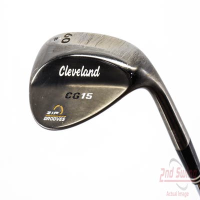 Cleveland CG15 Black Pearl Wedge Lob LW 60° 8 Deg Bounce Cleveland Traction Wedge Steel Wedge Flex Right Handed 35.5in