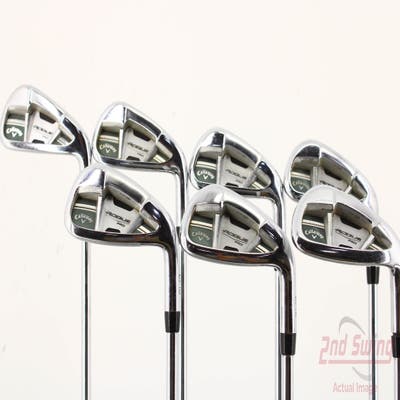 Callaway Rogue Pro Iron Set 4-PW Project X LZ 105 6.5 Steel X-Stiff Right Handed 39.25in