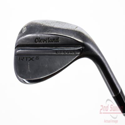 Cleveland RTX 6 ZipCore Black Satin Wedge Lob LW 58° 10 Deg Bounce Mid Dynamic Gold Spinner TI Steel Wedge Flex Right Handed 35.5in