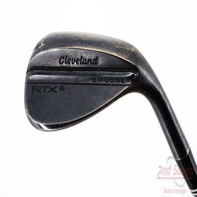 Cleveland RTX 6 ZipCore Black Satin Wedge Sand SW 54° 10 Deg Bounce Mid Dynamic Gold Spinner TI Steel Wedge Flex Right Handed 35.75in