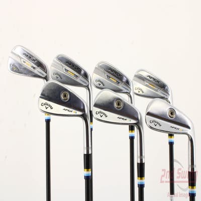 Callaway Apex Pro 21 Iron Set 4-PW LA Golf A Series Low 70 Graphite X-Stiff Right Handed 39.0in