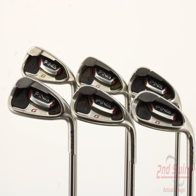 Ping G20 Iron Set 7-PW SW LW Ping TFC 169I Graphite Senior Right Handed Blue Dot 36.5in