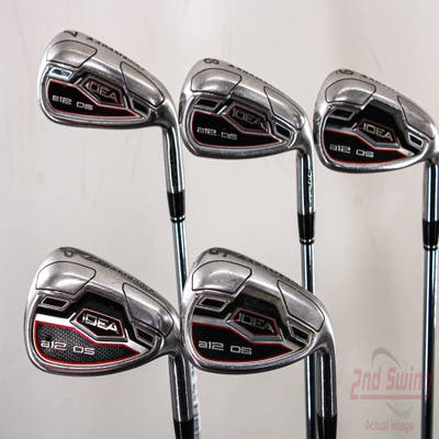 Adams Idea A12 OS Iron Set 7-GW Stock Steel Shaft Steel Stiff Right Handed 37.5in