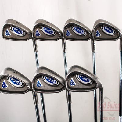 Ping G5 Iron Set 4-PW Stock Steel Shaft Steel Regular Right Handed Blue Dot 38.25in