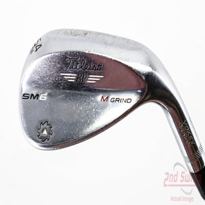 Titleist Vokey SM6 Tour Chrome Wedge Sand SW 54° 8 Deg Bounce M Grind SM6 BV Steel Wedge Flex Right Handed 35.75in