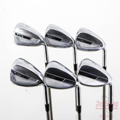 Ping G700 Iron Set 6-GW Aerotech SteelFiber i95 Graphite Regular Right Handed Black Dot 38.0in