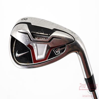 Nike Victory Red S Single Iron 8 Iron Stock Steel Shaft Steel Uniflex Right Handed 36.75in