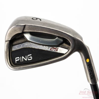 Ping G25 Single Iron 6 Iron Ping TFC 189i Graphite Regular Right Handed Yellow Dot 37.75in