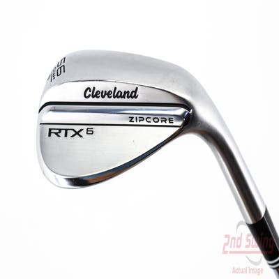 Cleveland RTX 6 ZipCore Tour Satin Wedge Sand SW 56° 8 Deg Bounce Dynamic Gold Spinner TI Steel Wedge Flex Right Handed 35.75in