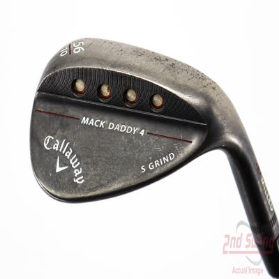 Callaway Mack Daddy 4 Black Wedge Sand SW 56° 10 Deg Bounce S Grind Dynamic Gold Tour Issue 115 Steel Wedge Flex Right Handed 35.5in