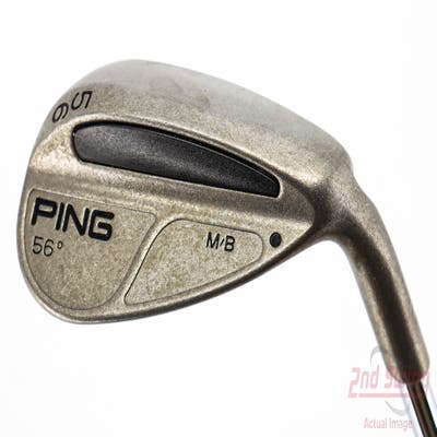 Ping MB Wedge Sand SW 56° Stock Steel Shaft Steel Stiff Right Handed Black Dot 35.25in