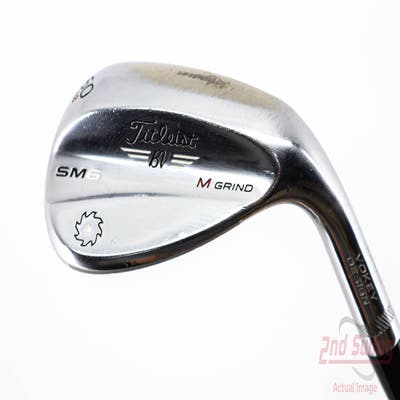 Titleist Vokey SM6 Tour Chrome Wedge Lob LW 60° 8 Deg Bounce M Grind SM6 BV Steel Wedge Flex Right Handed 35.25in