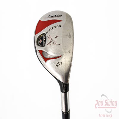 Tour Edge Exotics XCG Hybrid 4 Hybrid 21° Stock Graphite Shaft Graphite Stiff Right Handed 39.75in