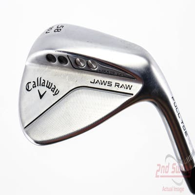 Callaway Jaws Raw Chrome Wedge Lob LW 58° 10 Deg Bounce J Grind Dynamic Gold Spinner TI Steel Wedge Flex Right Handed 35.0in