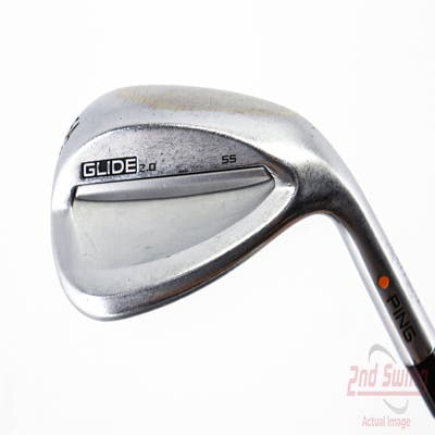 Ping Glide 2.0 Wedge Sand SW 54° 12 Deg Bounce AWT 2.0 Steel Wedge Flex Right Handed Orange Dot 35.75in