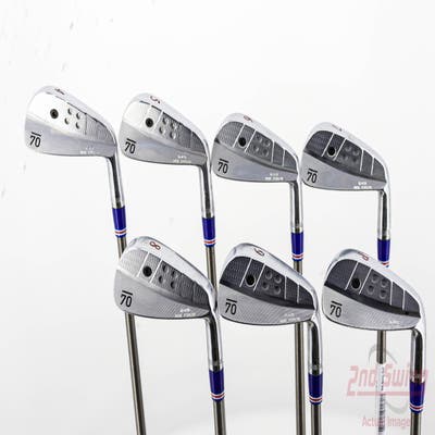 Sub 70 649 MB Tour Forged Iron Set 4-PW Aerotech SteelFiber fc115cw Graphite Stiff Right Handed 38.5in