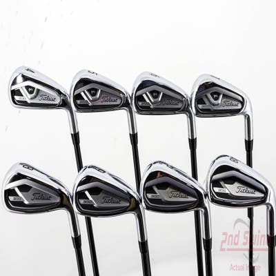 Titleist 2021 T300 Iron Set 4-GW Mitsubishi Tensei Red AM2 Graphite Regular Right Handed -1 Degrees Flat 38.25in