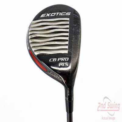 Tour Edge Exotics CB Pro F2 Fairway Wood 3 Wood 3W 14.5° Aldila Tour Green 75 Graphite Stiff Right Handed 43.25in