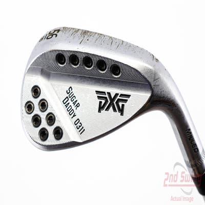 PXG 0311 Sugar Daddy Milled Chrome Wedge Sand SW 56° 10 Deg Bounce True Temper Dynamic Gold S400 Steel Stiff Right Handed 35.25in