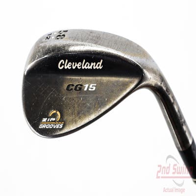 Cleveland CG15 Black Pearl Wedge Lob LW 58° 12 Deg Bounce Cleveland Traction Wedge Steel Wedge Flex Right Handed 35.5in