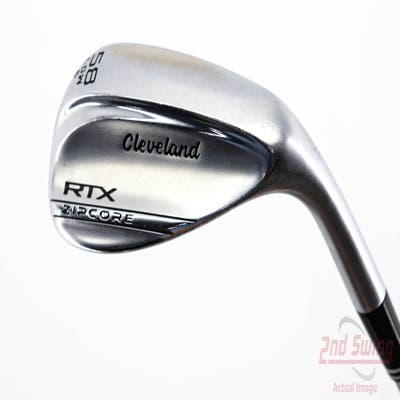 Cleveland RTX ZipCore Tour Satin Wedge Lob LW 58° 6 Deg Bounce Low Dynamic Gold Spinner TI Steel Wedge Flex Right Handed 35.75in