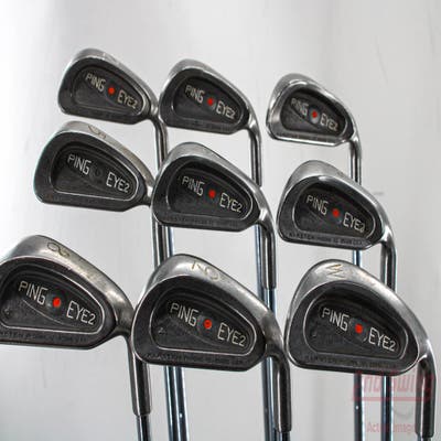 Ping Eye 2 + Iron Set 2-PW Stock Steel Shaft Steel Stiff Right Handed Orange Dot 38.25in